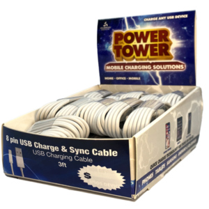 Mobile Accessories - 8 pin Charge & Sync Cables - 3ft - 24ct