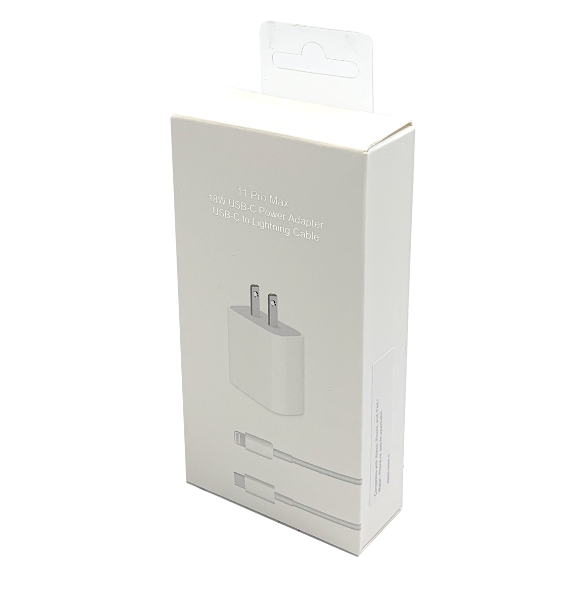 Mobile Accessories - IOS Lightning to USB-C Wall Power Adapter/Cable Set - 1ct