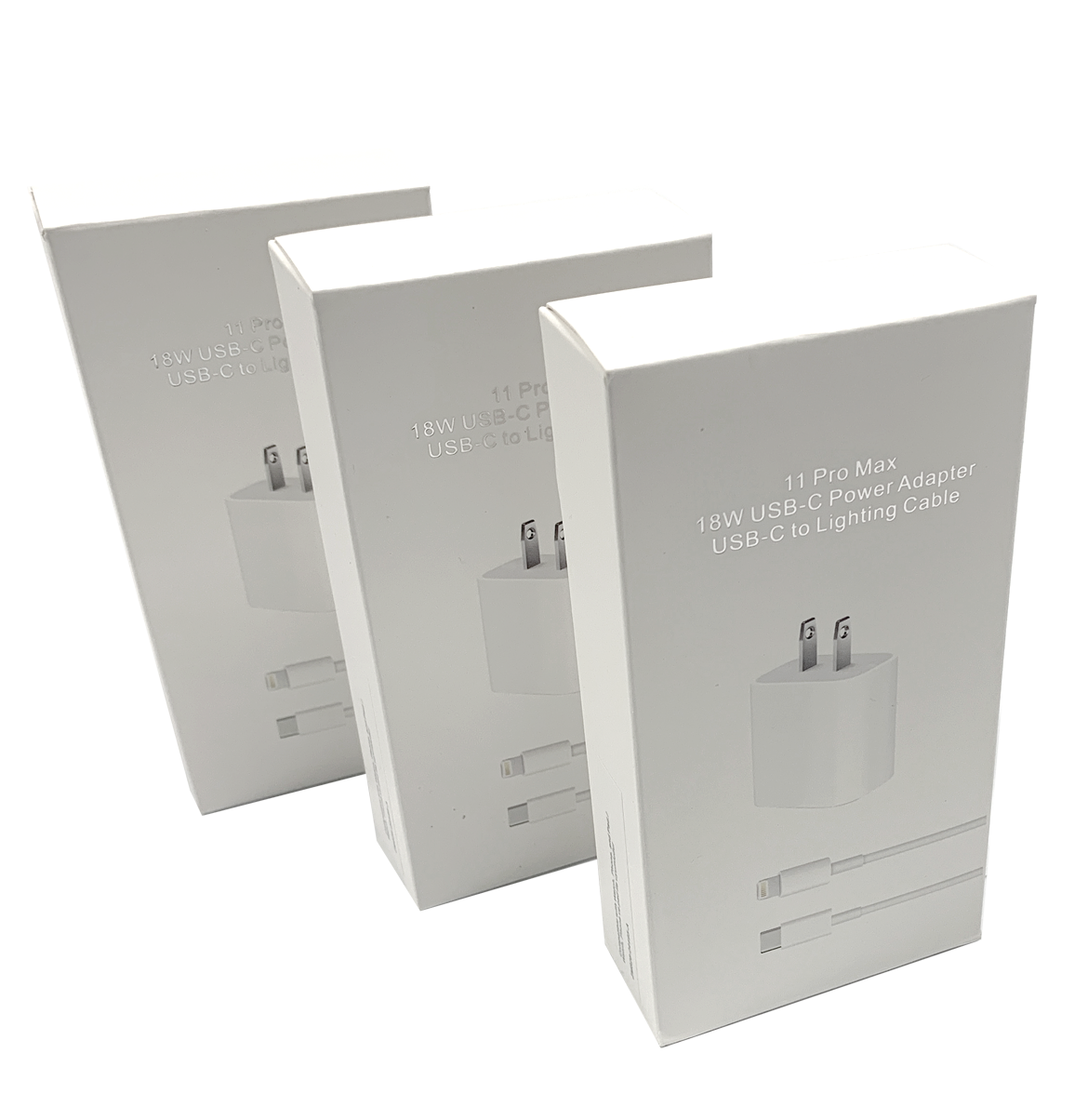 Mobile Accessories - IOS Lightning to USB-C Wall Power Adapter/Cable Set - 1ct - Image 2