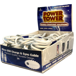 Mobile Accessories - Micro USB Charge & Sync Cables Premium - 3 ft - 24ct