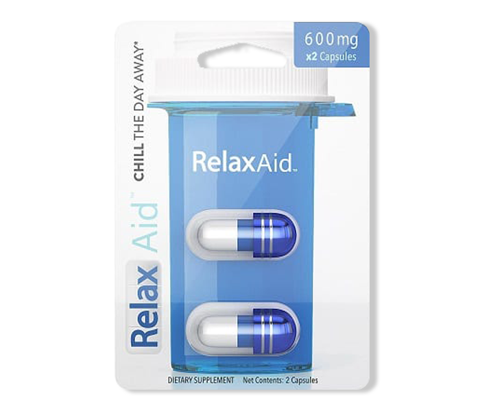 RelaxAid - Capsule - 600mg - 2pk- 6ct
