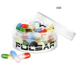 Pulsar Bicolor Glass Terp Pills - Assorted - 50ct Jar