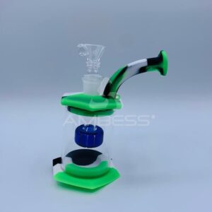 Sweet Silicone - 5" Silicone Water Pipe with Glass Bowl