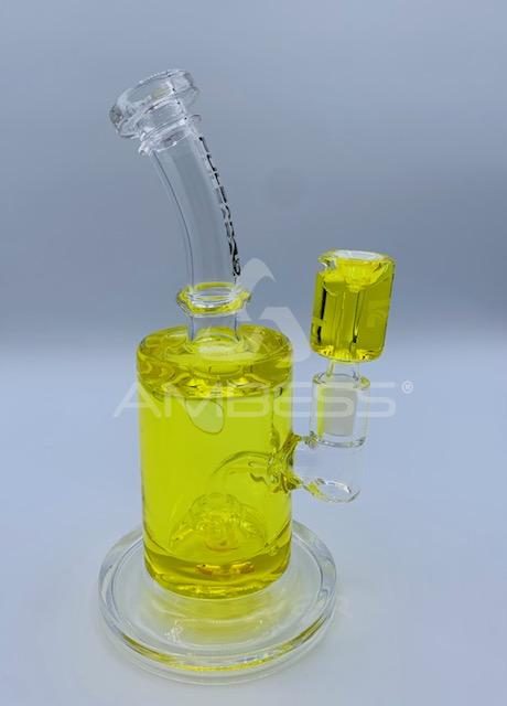 Pulsar Glycerin Water Pipe w/ Drum Bowl - 8.75" - 14mm F