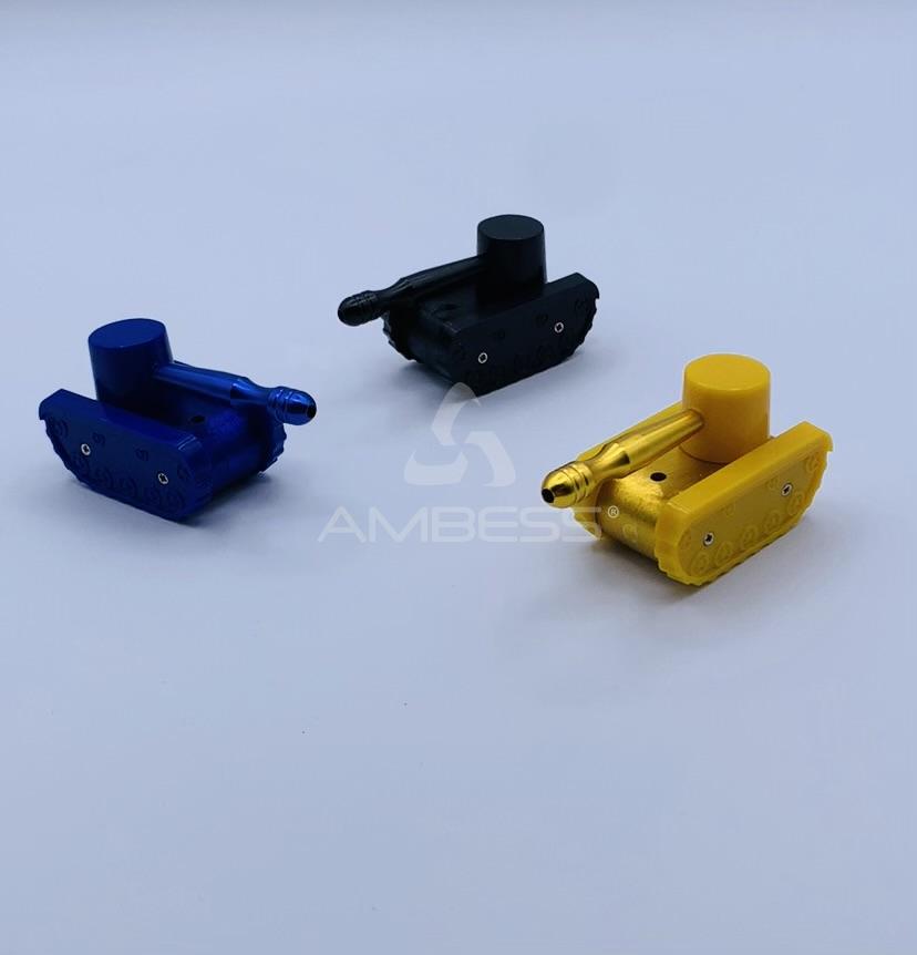 Metal Tank Hand Pipe with Hidden Bowl - 3.75"