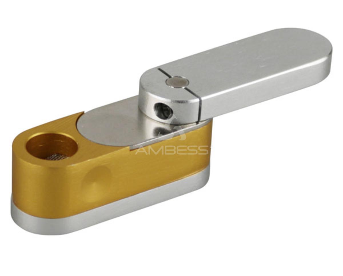 Two Tone Metal Twist-Out Pipe with Storage - 2.2" - Dual Colored - Image 2