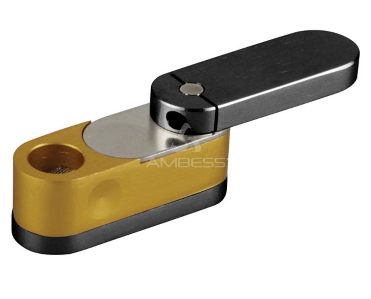 Two Tone Metal Twist-Out Pipe with Storage - 2.2" - Dual Colored