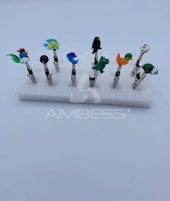 Glass Memo Clips - Assorted Styles - Image 2
