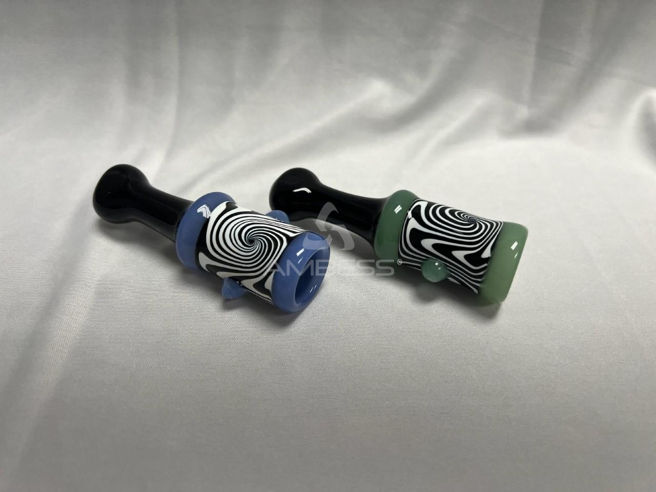 Magic Warp Machine Chillum Pipe - 3.25" - Colors Vary