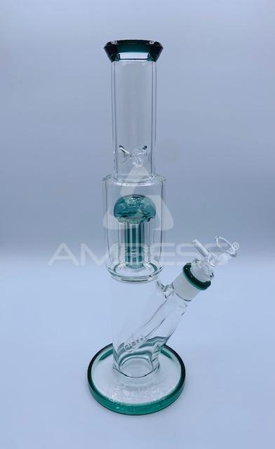 Straight Water Pipe - Jellyfish Percolator - 12.5" - 14mm F