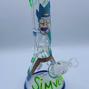 Native Grandpa and Grandson 12" Water Pipe