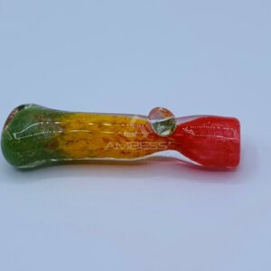 Rasta One Hitter - Glass Pipe - 3"