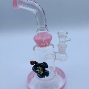 Waterpipe - Chakra with a Turtle - Assorted Colors - 8.25"