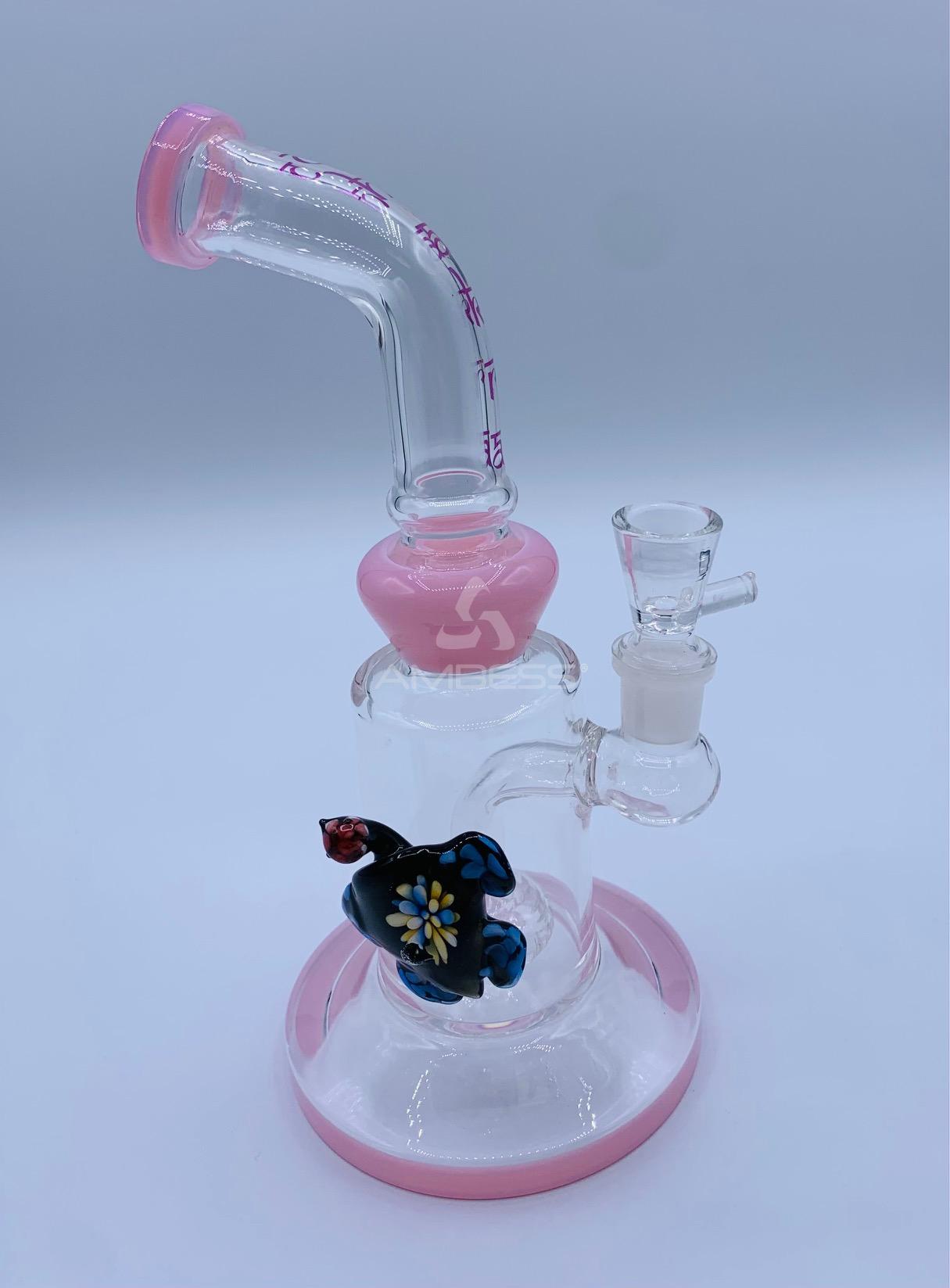 Waterpipe - Chakra with a Turtle - Assorted Colors - 8.25"