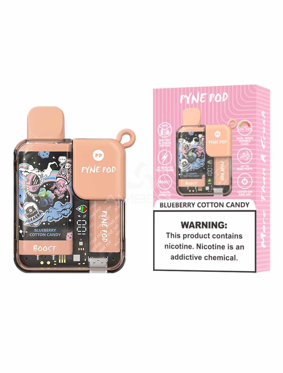 Pyne Pod Boost 8500 - Vape Disposable - 5ct Display - Image 2