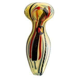 Native - Golden Dichro Fatty - 4" Hand Pipe